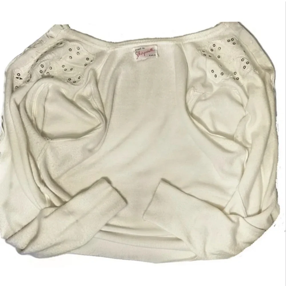 Schiaparelli vintage embellished cashmere cardigan, circa 1950s - Picture 10 of 11